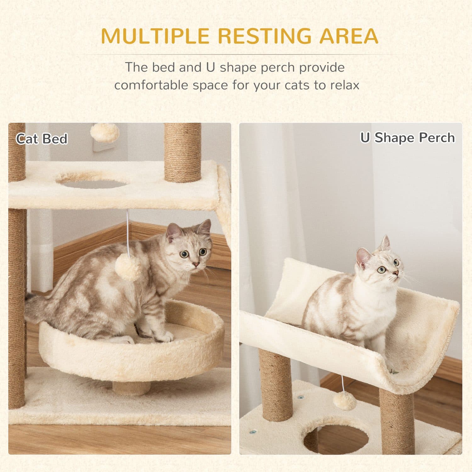 A Multi-Level Cat Tree for Scratching, Resting and Play - image 5
