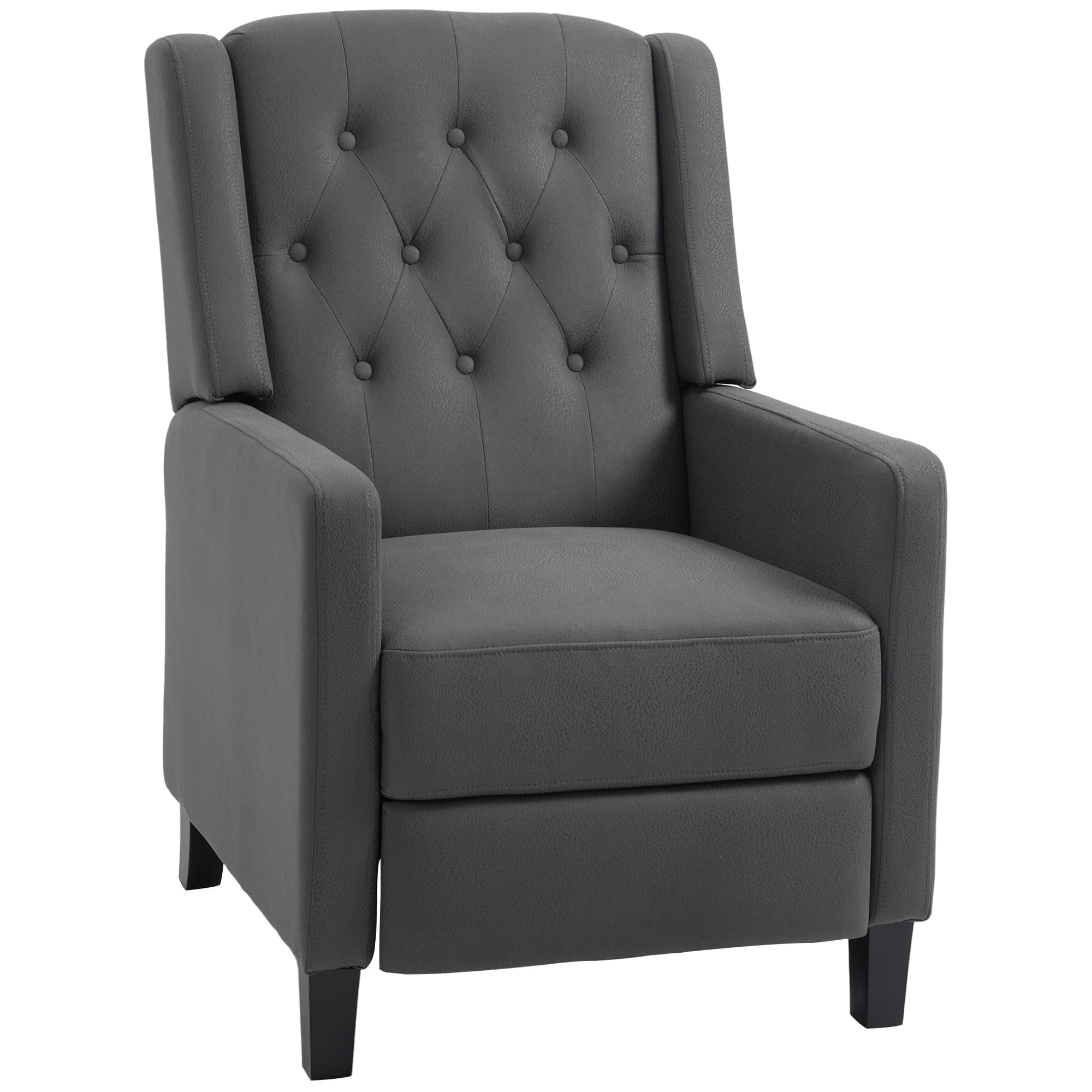 Tufted Wingback Recliner