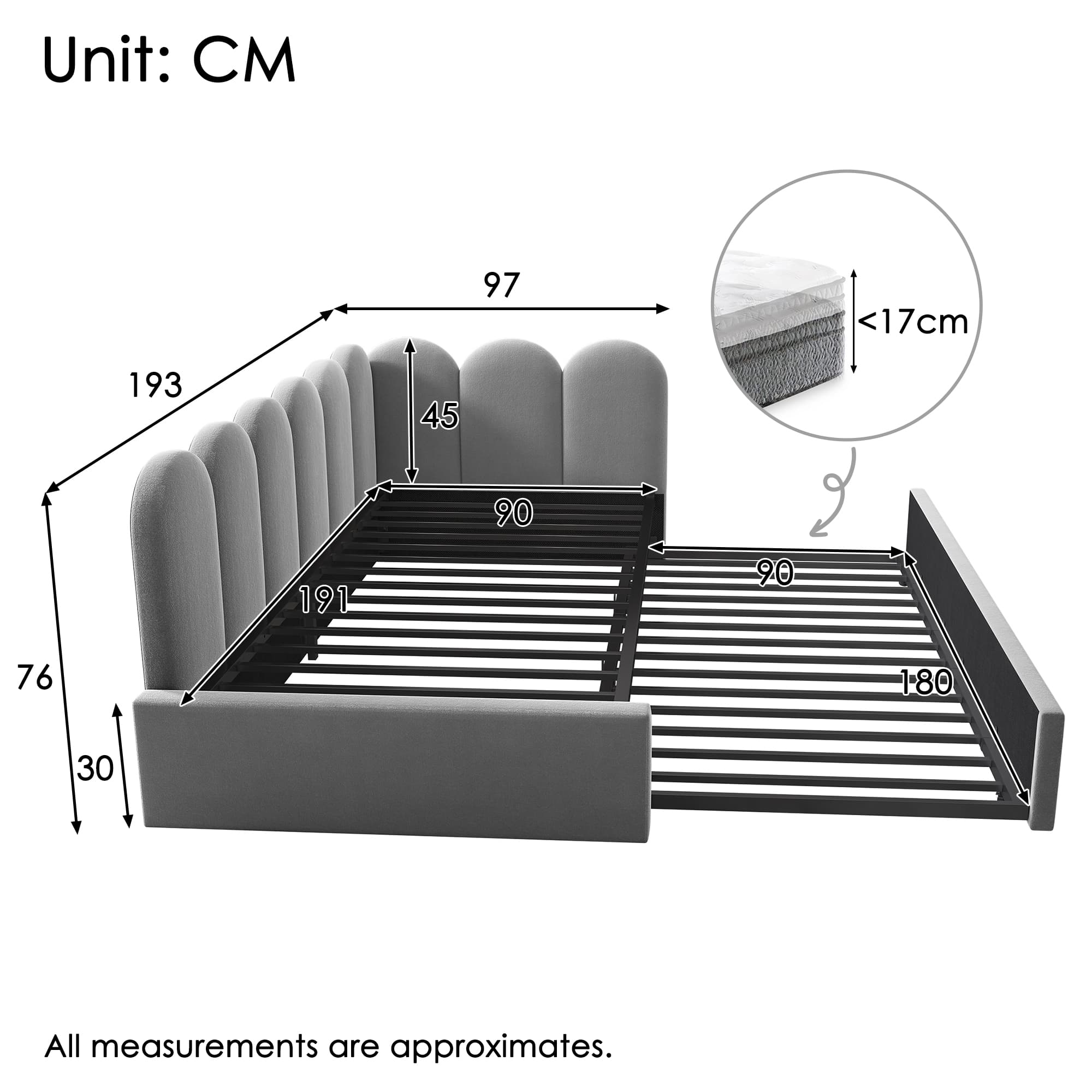 Chic Velvet Sofa Daybed - image 5