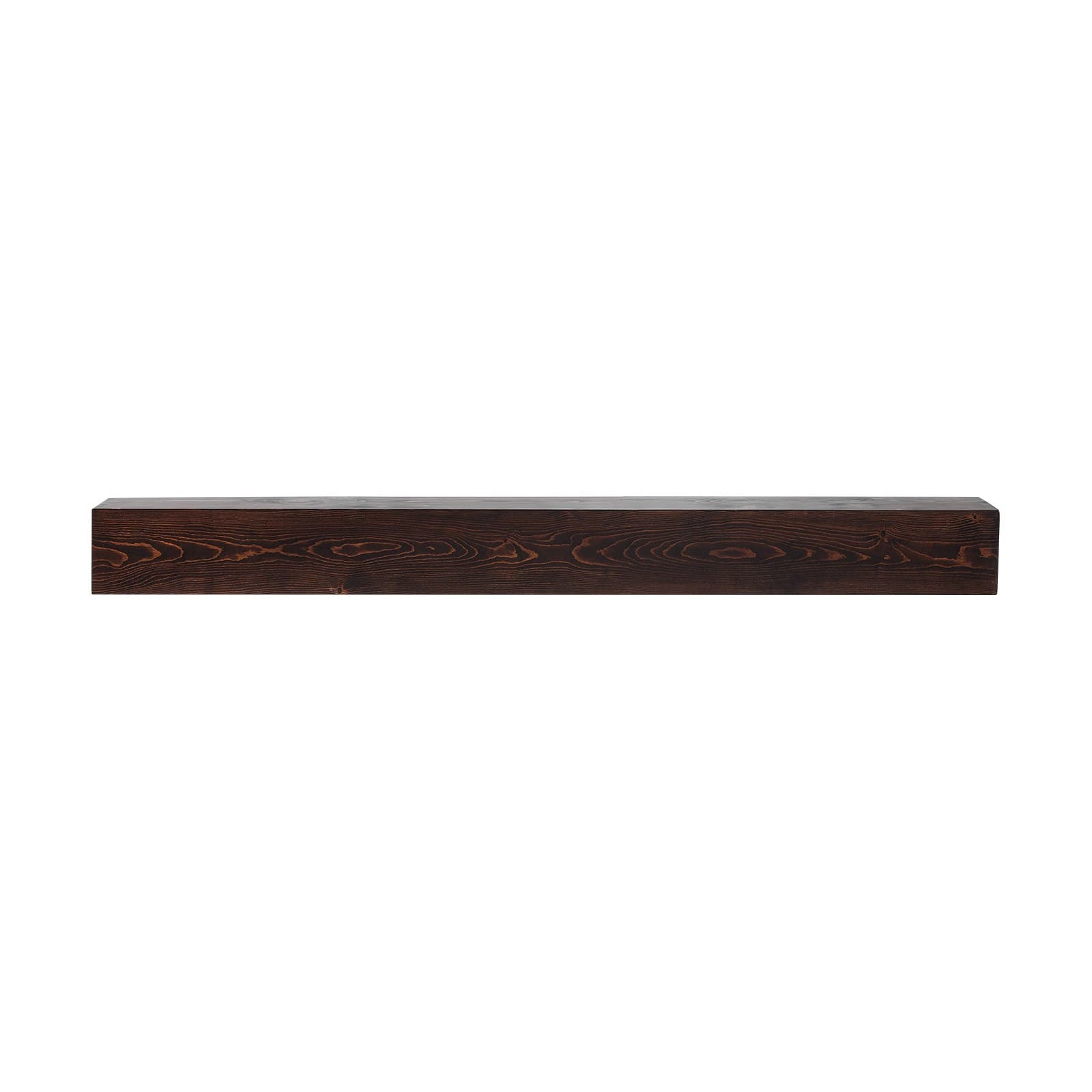 Rustic 72" Pine Mantel Shelf - FBJXBLJ72YCF3IJO2V0
