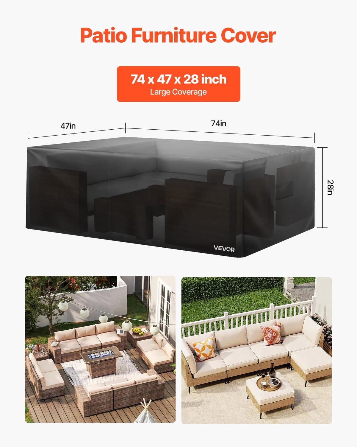Heavy Duty Patio Table Cover for All-Season Protection - image 5
