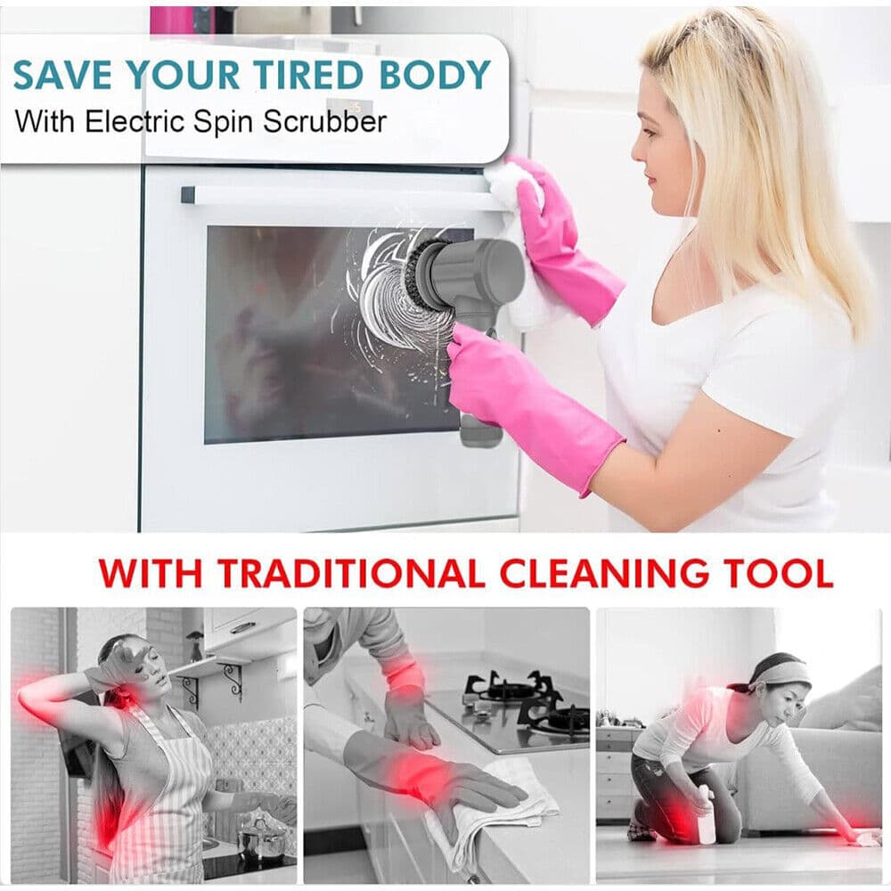 Rechargeable Electric Spin Scrubber for a Deeper Clean - image 1