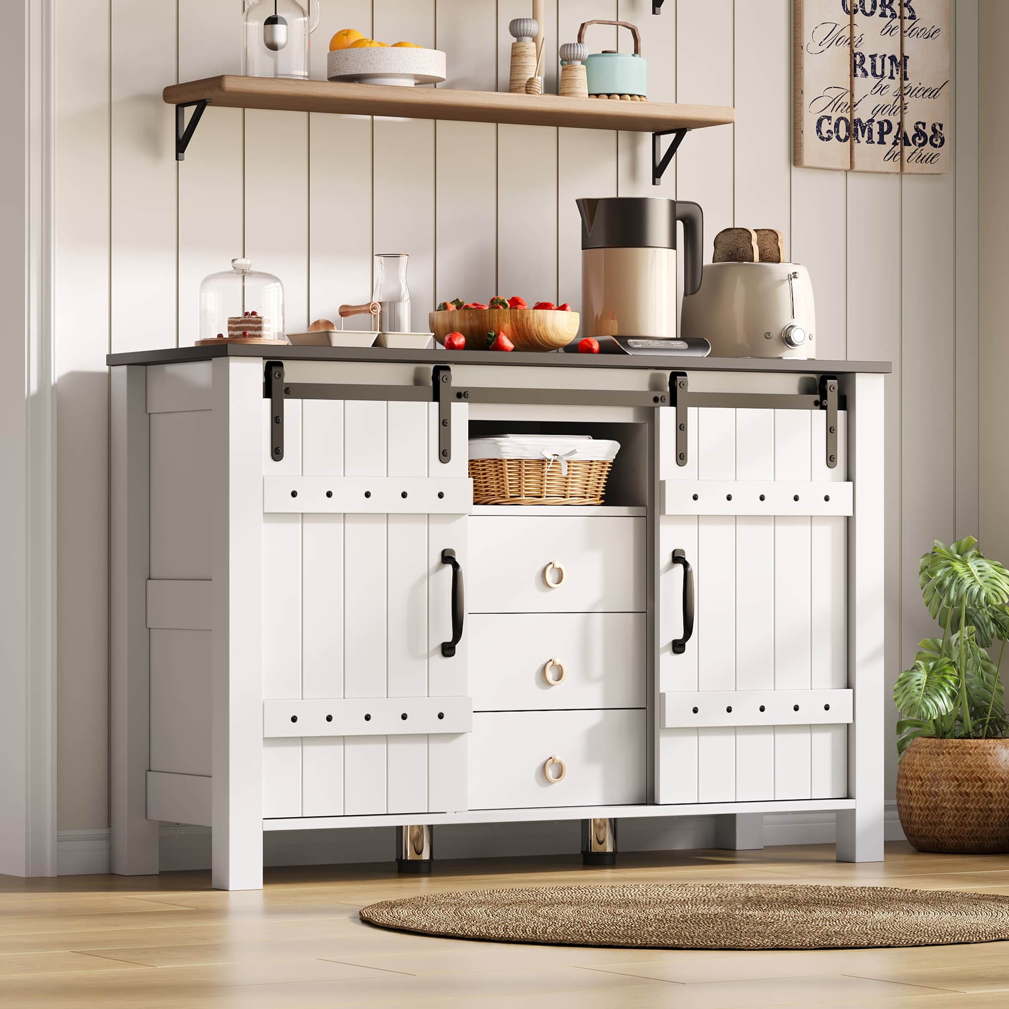 Rustic Farmhouse Charm - White