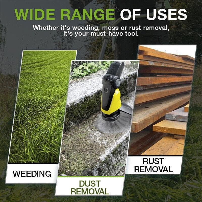 15cm Steel Wire Trimmer Head for Tough Garden Weeds - image 1