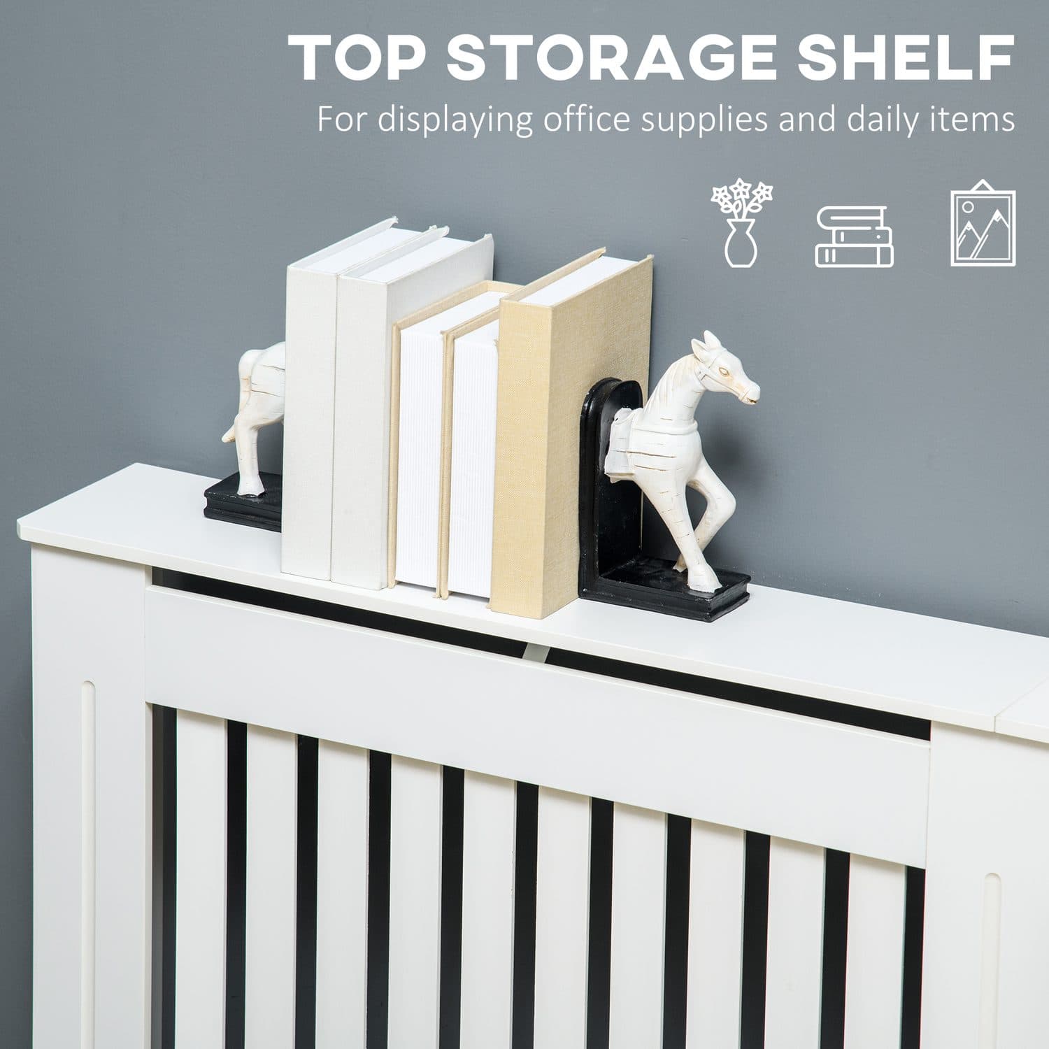 White Radiator Cover - image 1