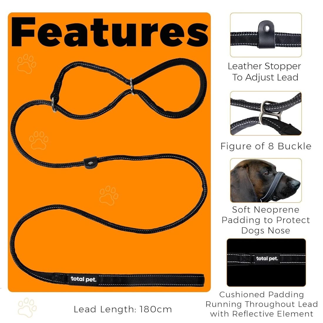Integrated Anti-Pull Muzzle & Leash for Dogs