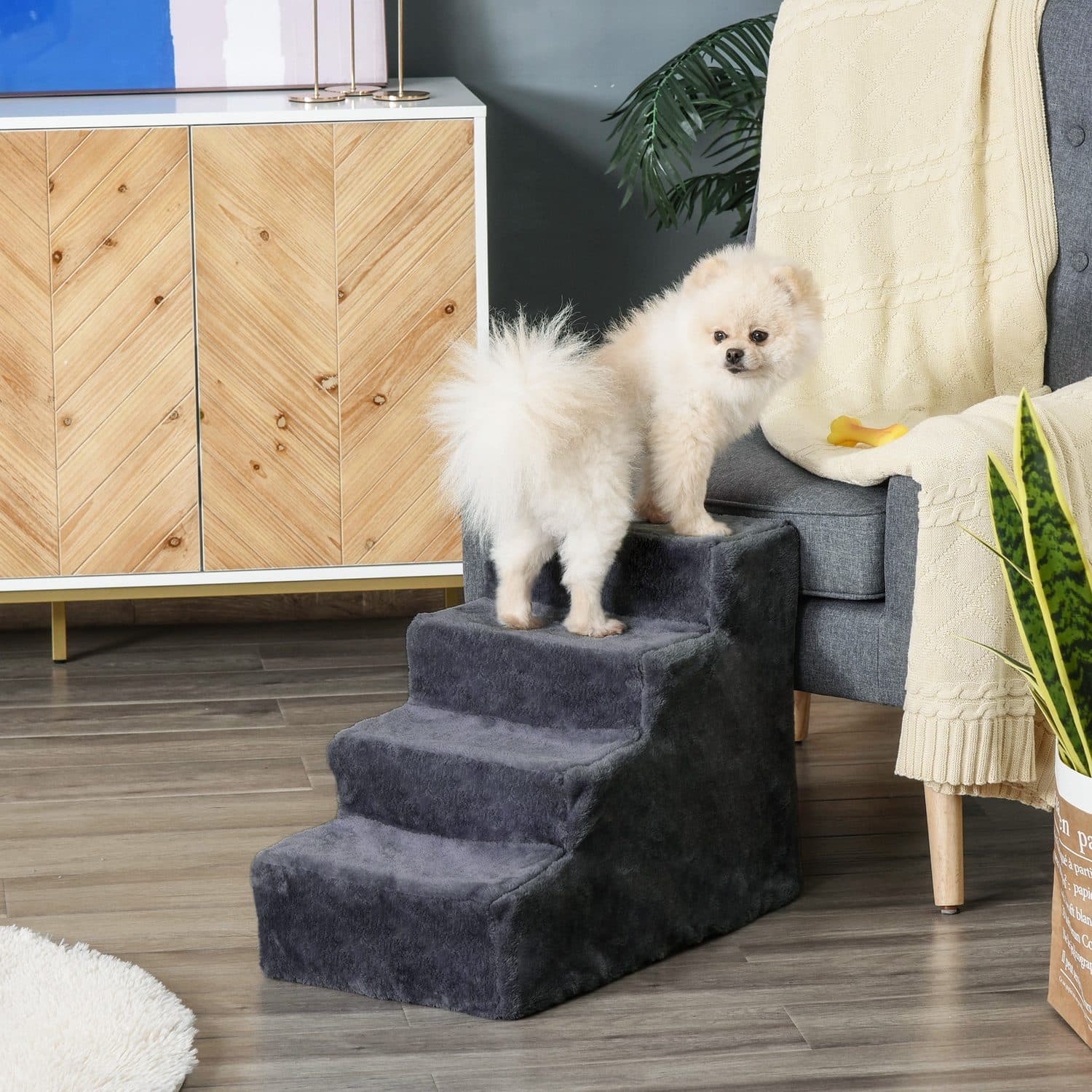 Four-Step Pet Stairs – Gentle Access for Cats and Small Dogs - image 3