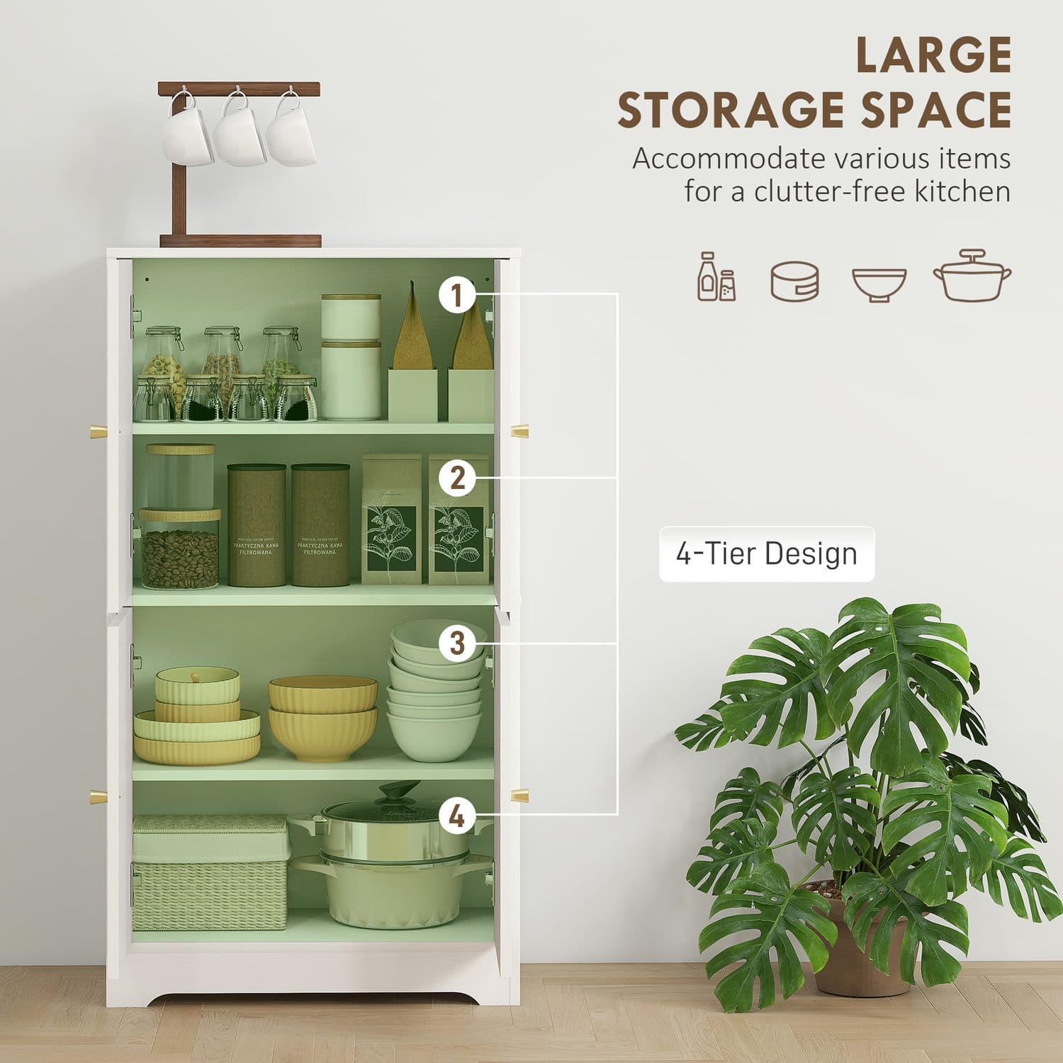 4-Door Storage Cabinet - image 3
