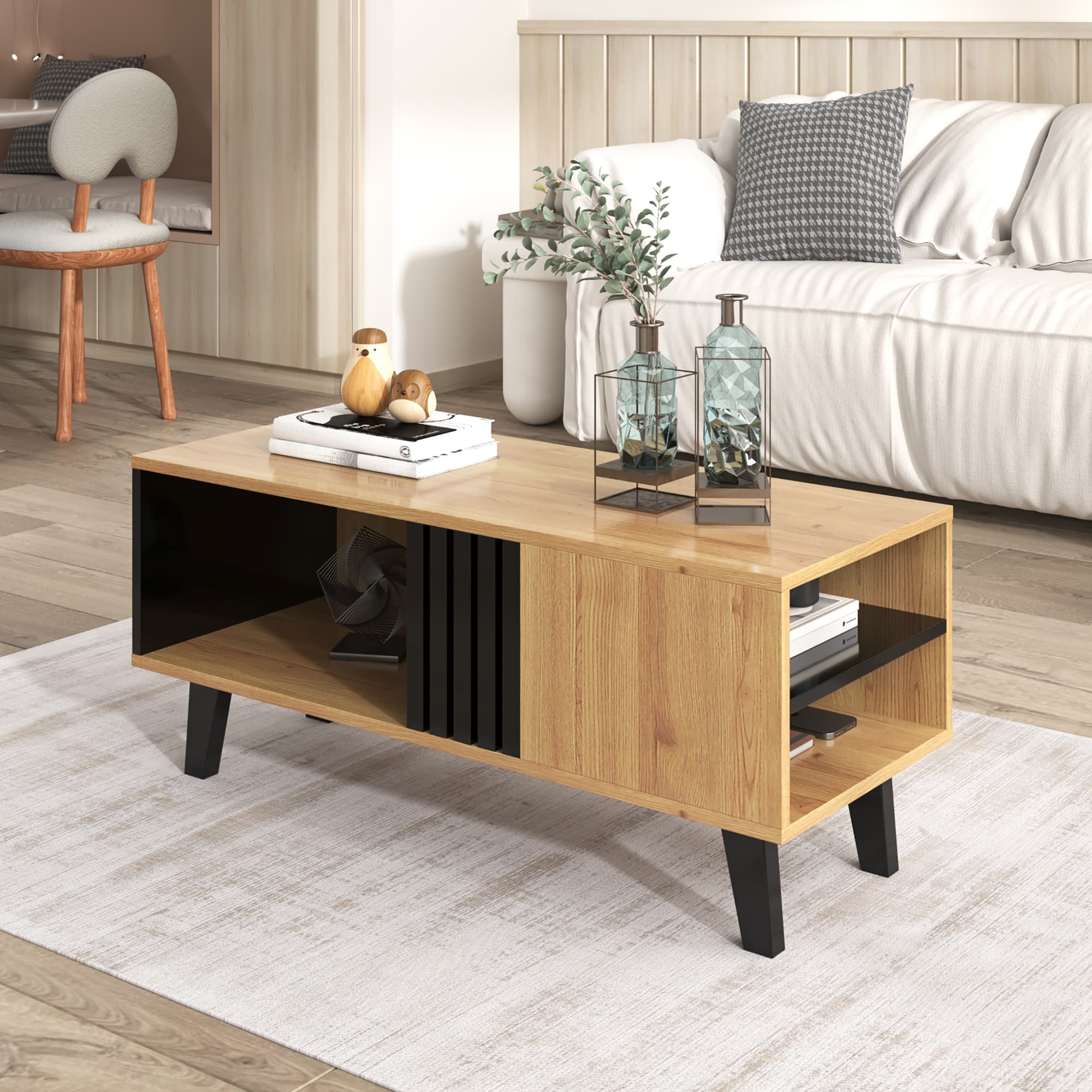 Stylish Storage Coffee Table - image 5