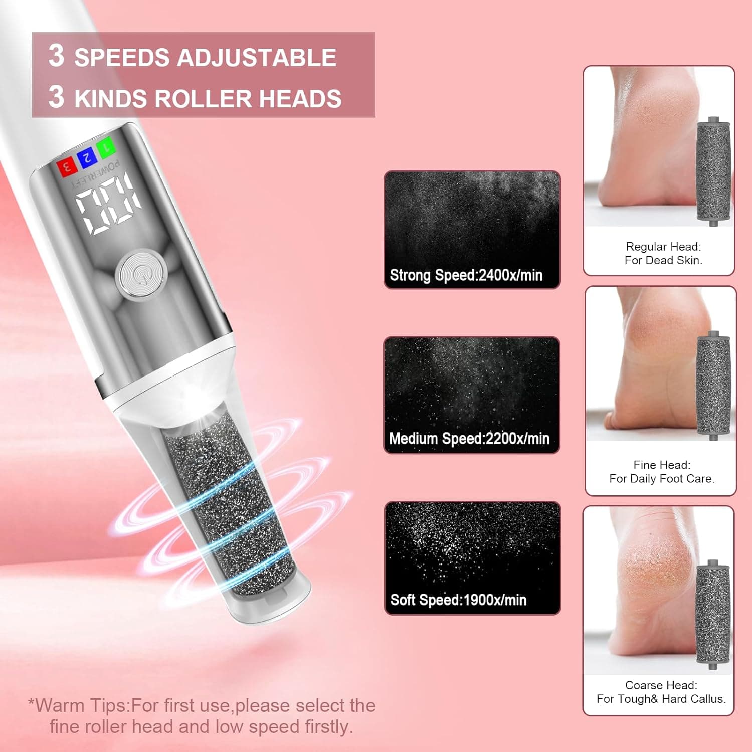 Electric Foot Grinder for Smoother, Softer Feet - image 7