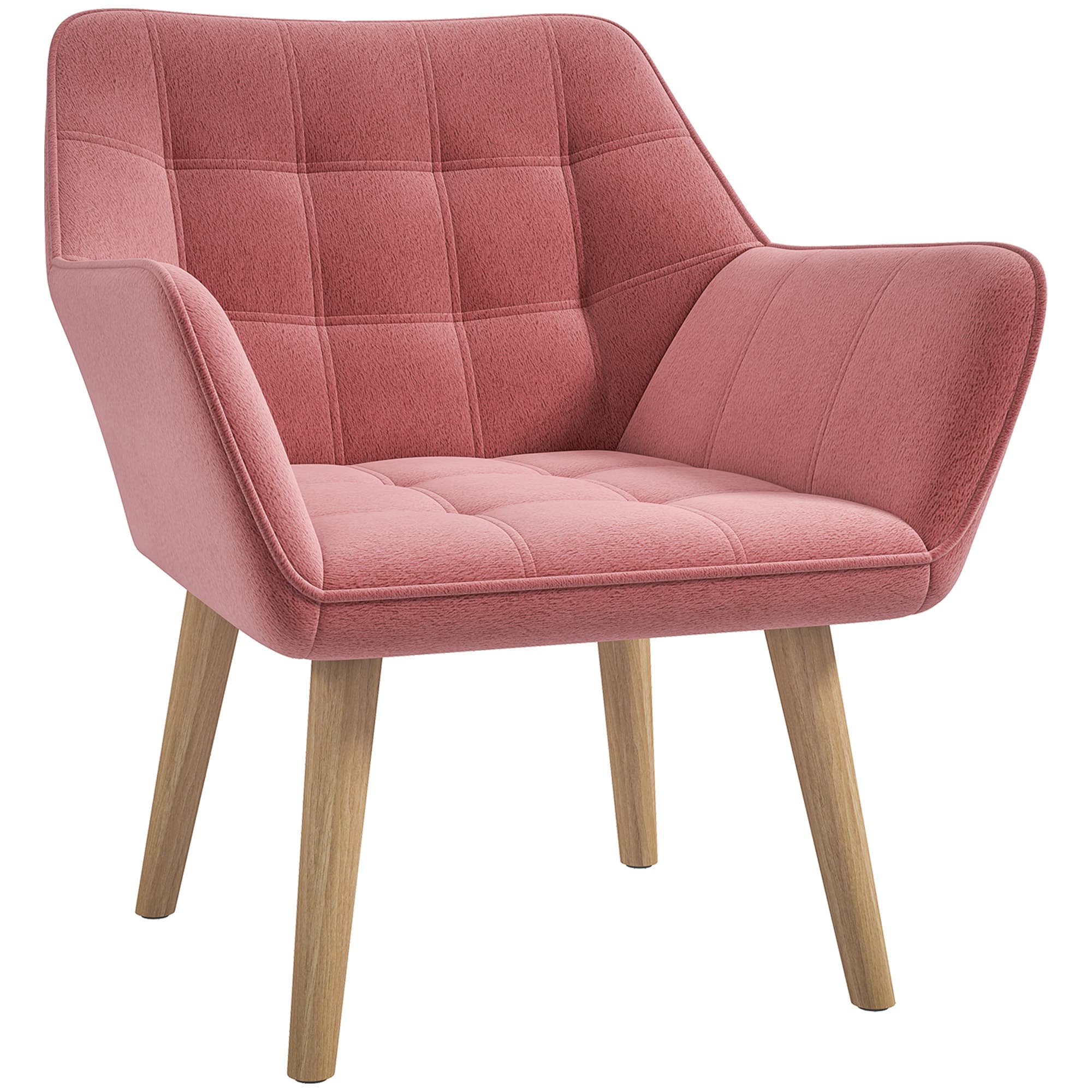 Sink Into Comfort with this Luxe Pink Velvet Accent Chair