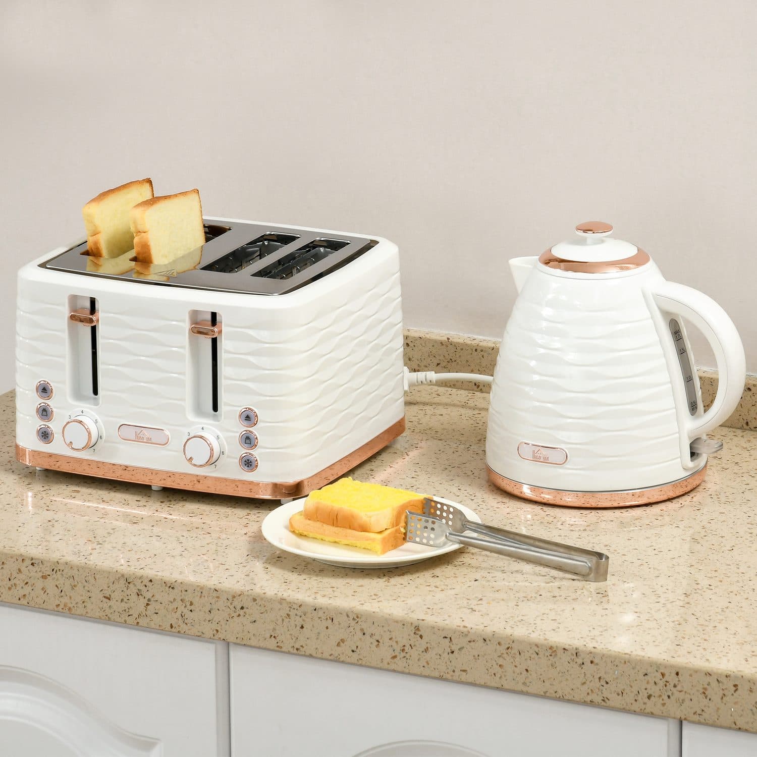 Cream Kettle & Toaster Set - image 5