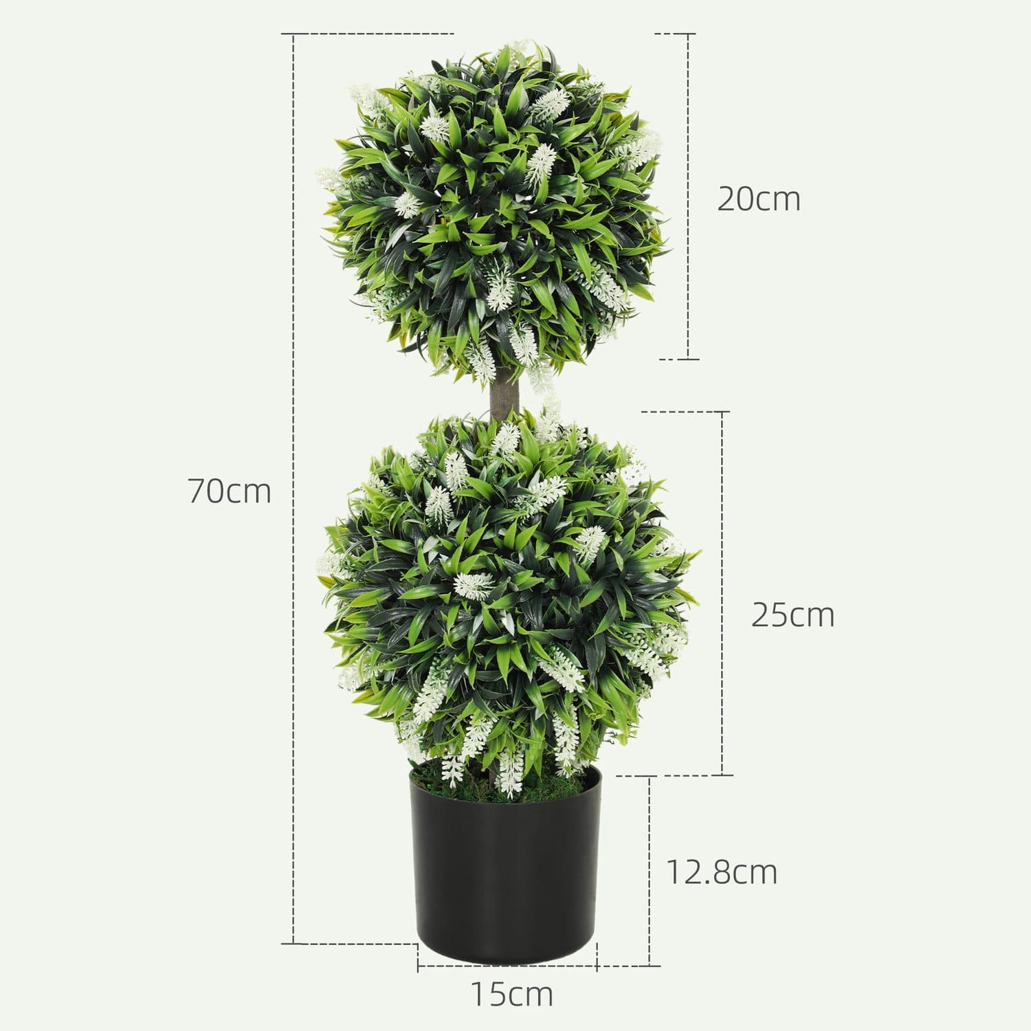 70cm Artificial Lavender Trees - image 4