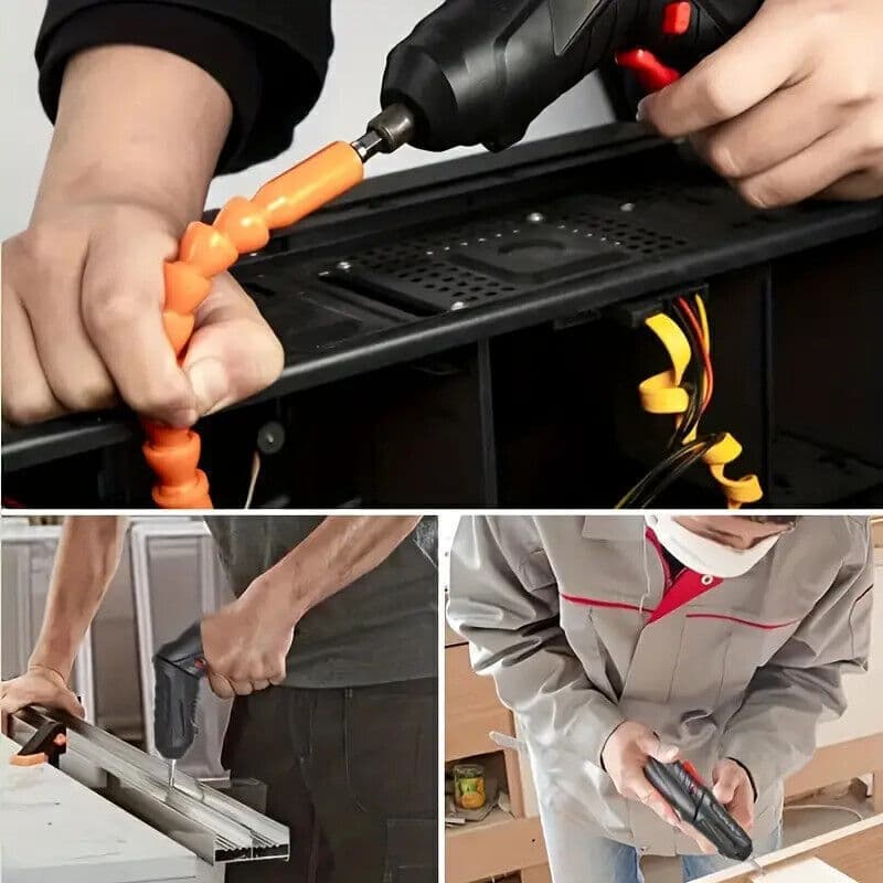 Rechargeable Electric Screwdriver Kit for Home DIY - image 2