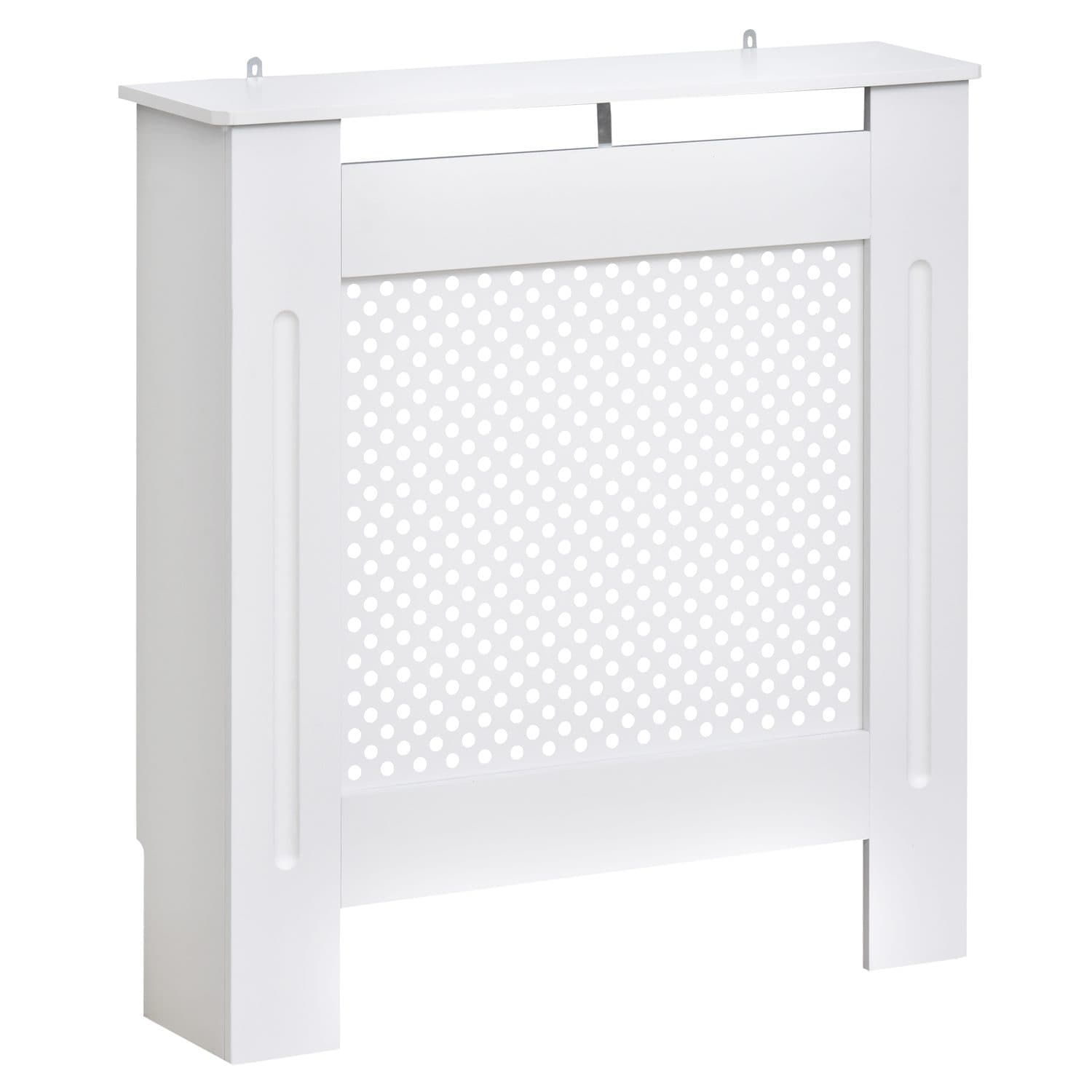 Small White Radiator Cover - White