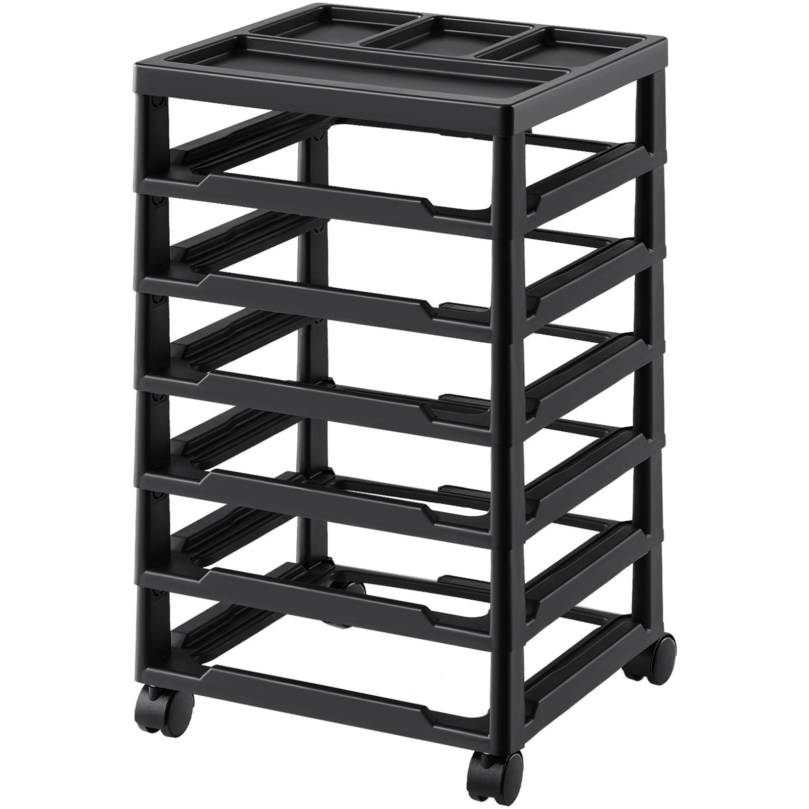 6-Tier Rolling Craft Cart