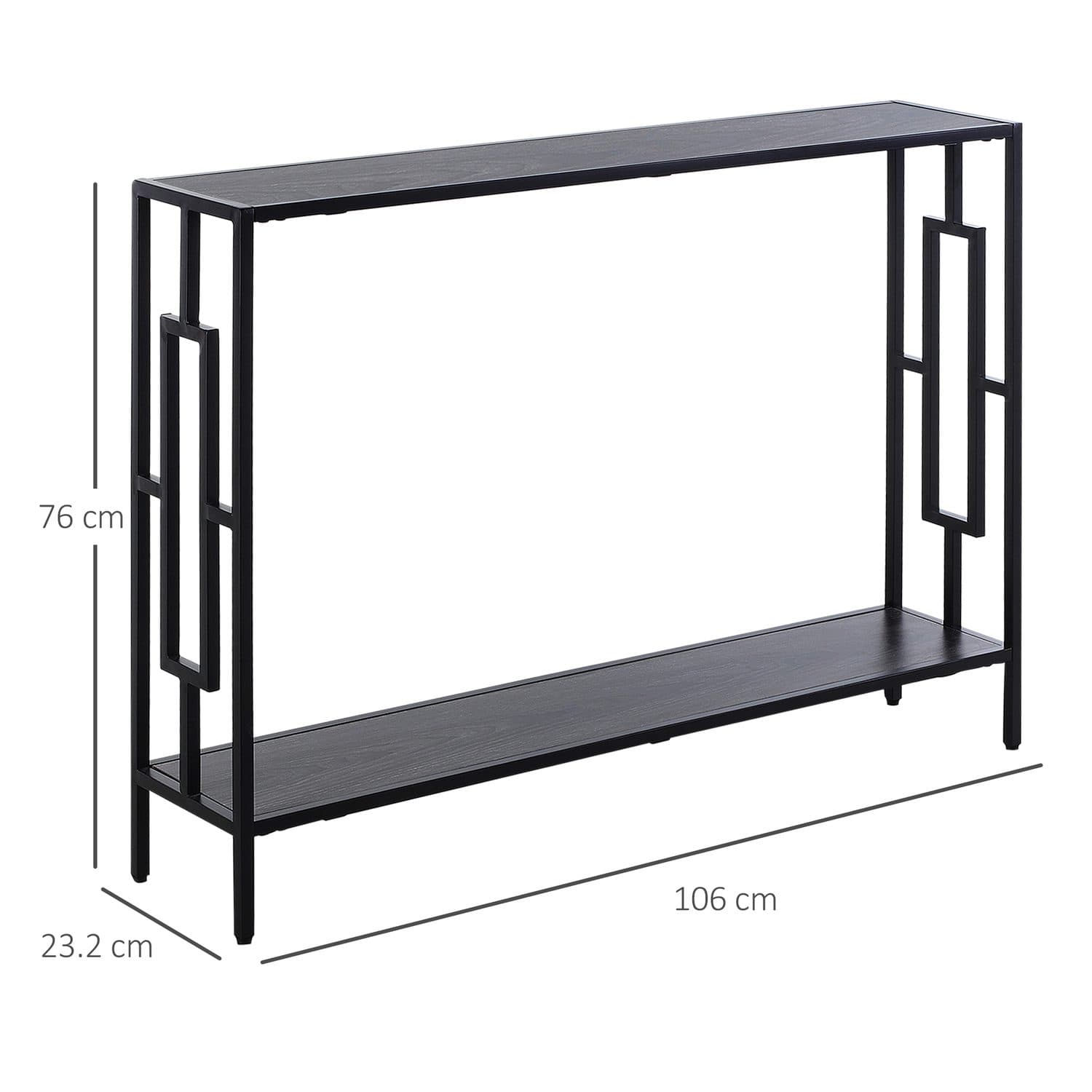 Narrow Industrial Console Table - image 4