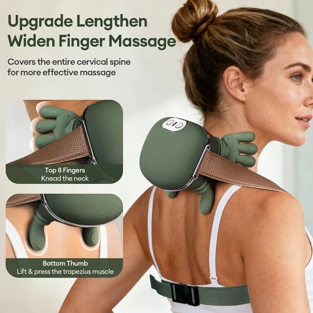 Wireless Bionic Finger Neck & Shoulder Massager - image 8