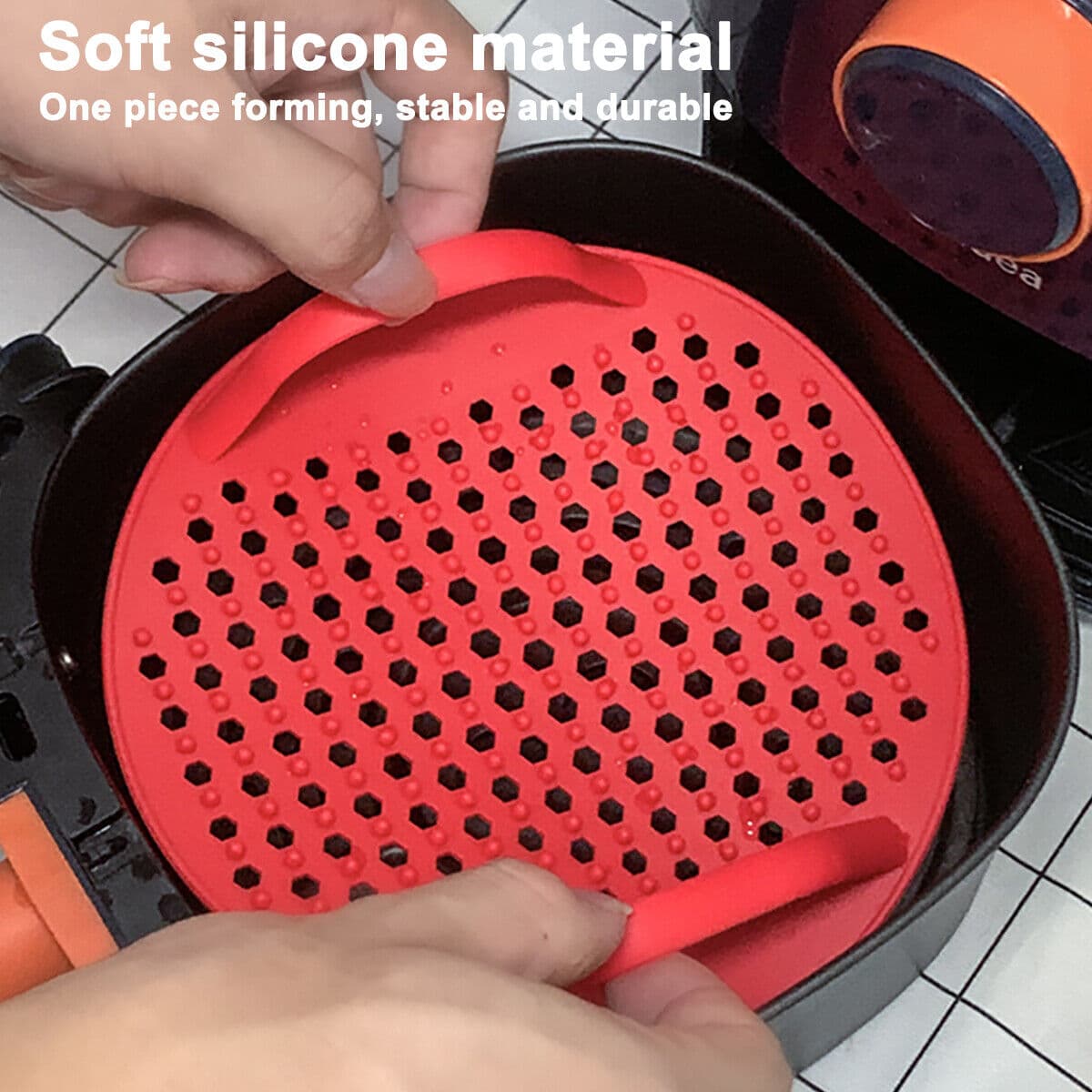 Reusable Silicone Air Fryer Liner for Cleaner Cooking - image 3
