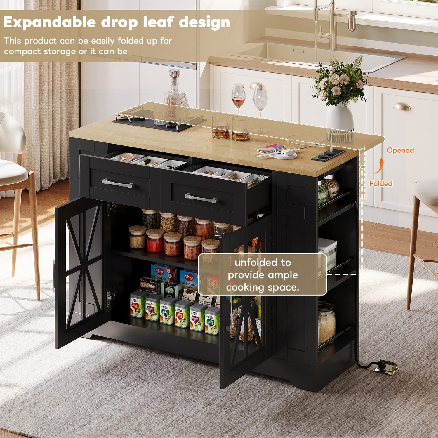 Foldable Kitchen Island - image 4