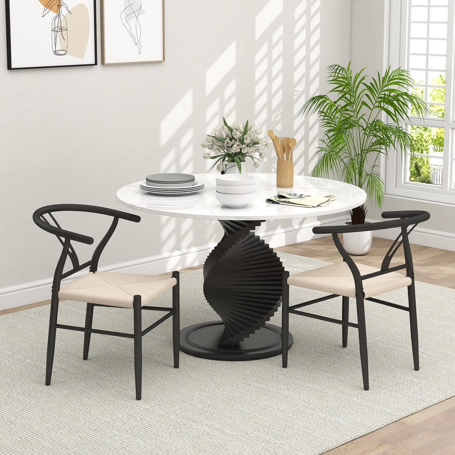 Elevate Your Dining Space with Wishbone Chairs - image 4