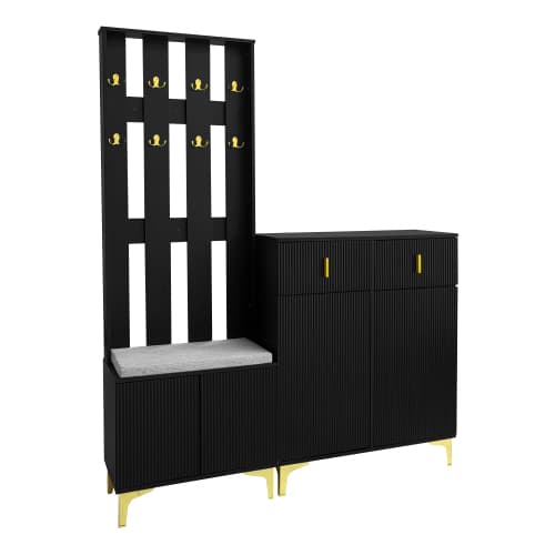 Complete Wardrobe & Shoe Bench Set