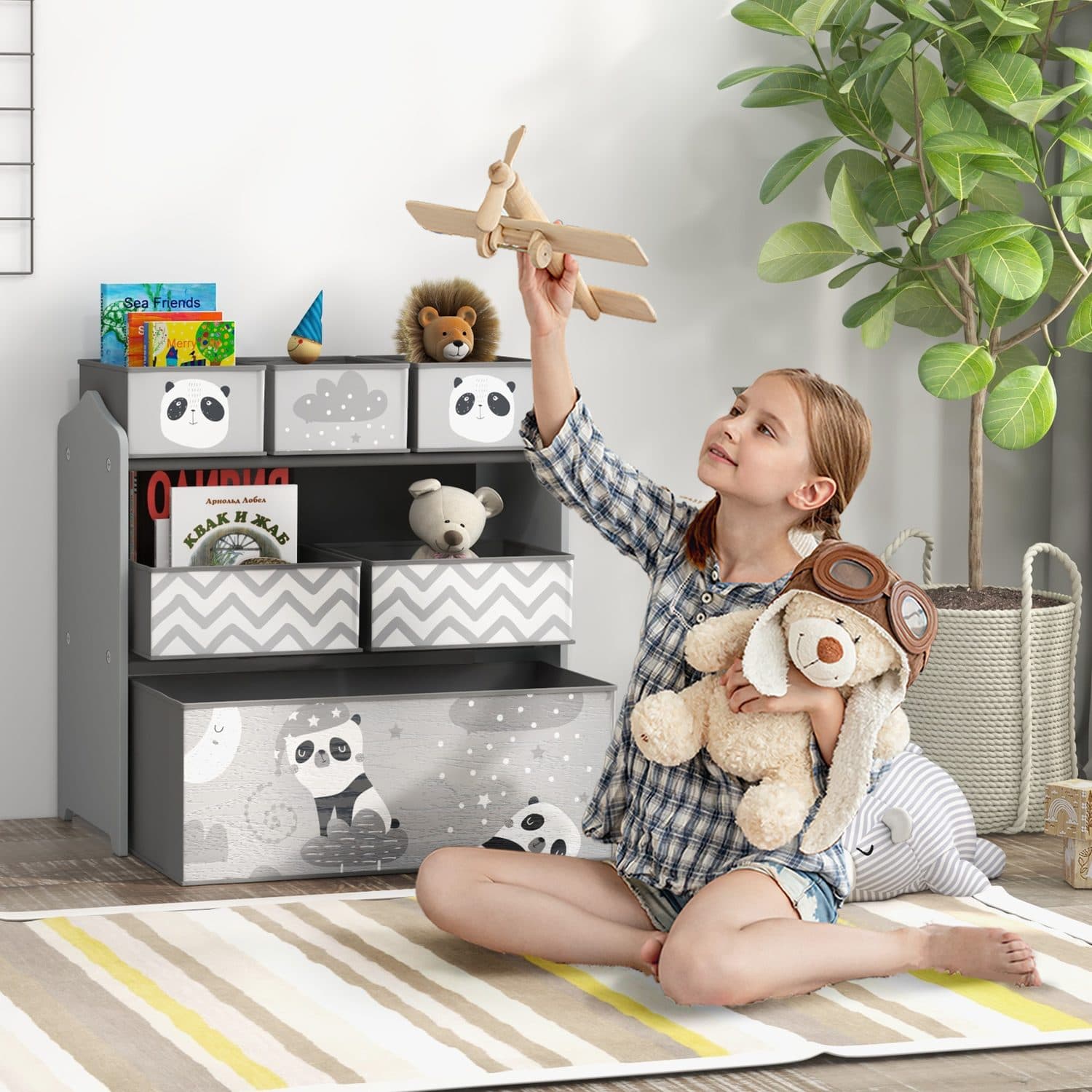 Tame the Toy Chaos with the ZONEKIZ 6-Bin Storage Unit - image 3