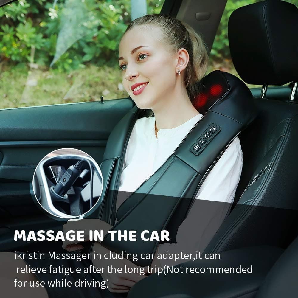 Shiatsu Neck & Shoulder Massager with Heat - image 6