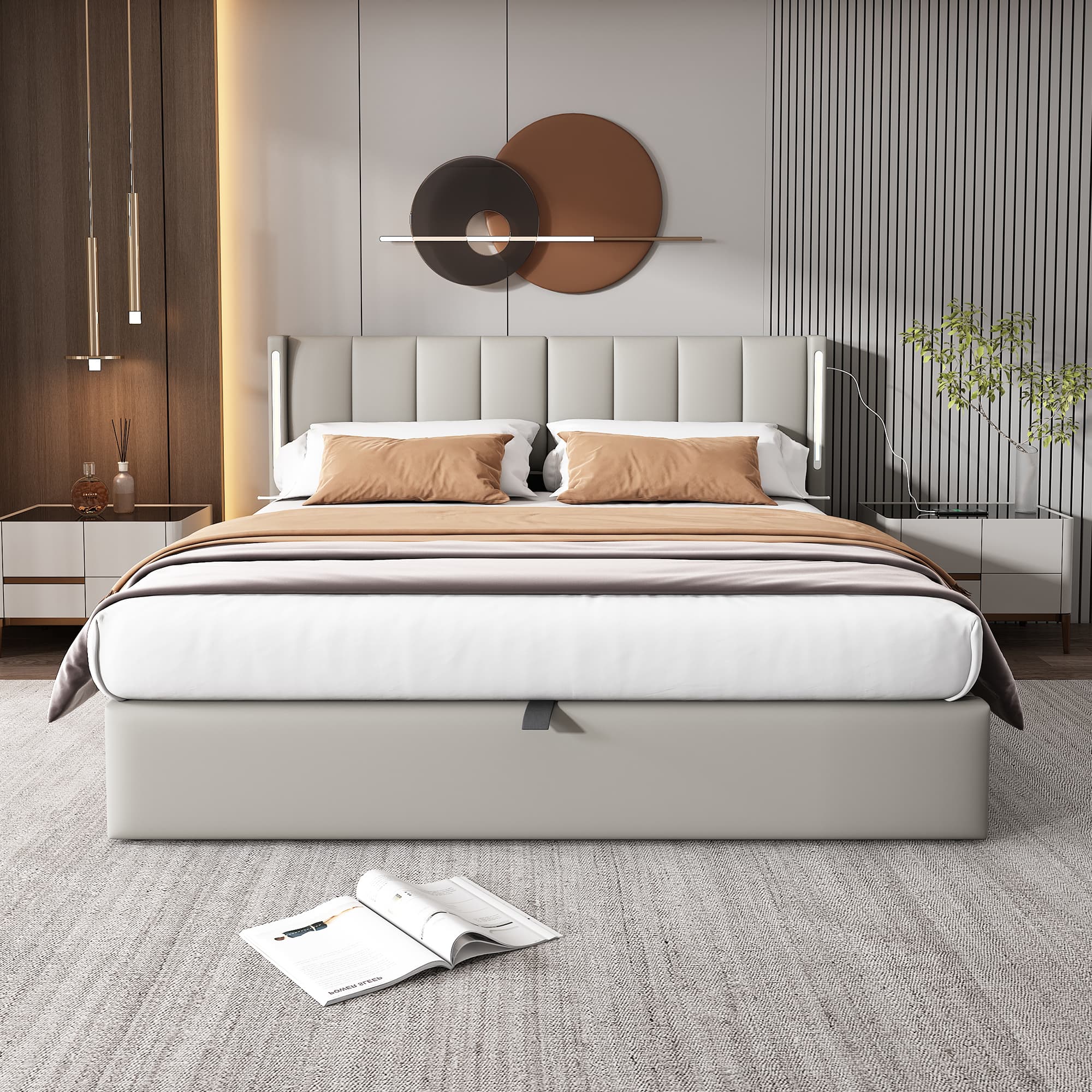 Smart King Size Storage Bed - image 1