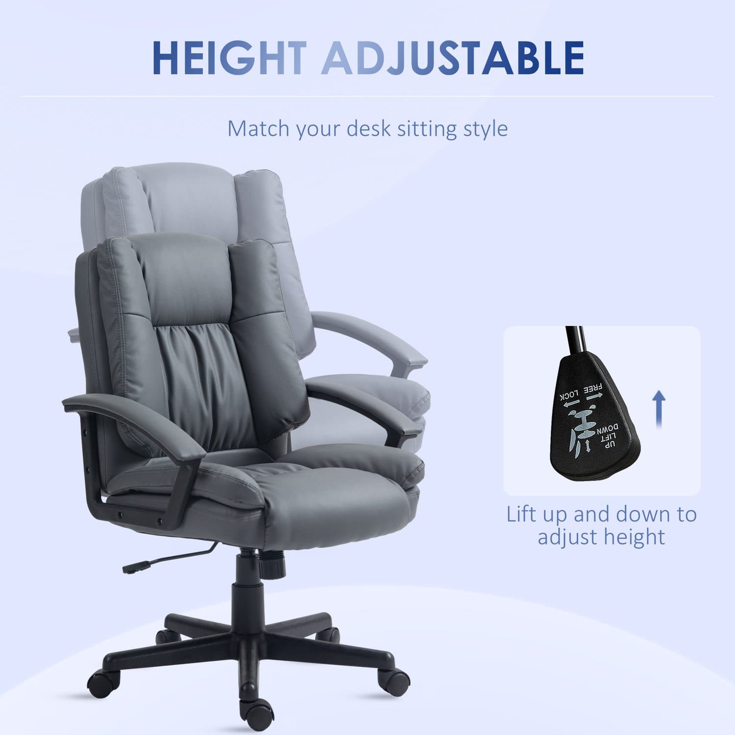 Ergonomic Mid-Back Chair - image 2