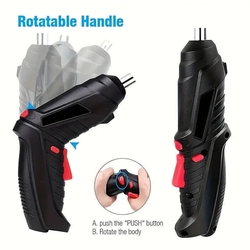 Rechargeable Electric Screwdriver Kit for Home DIY - image 5