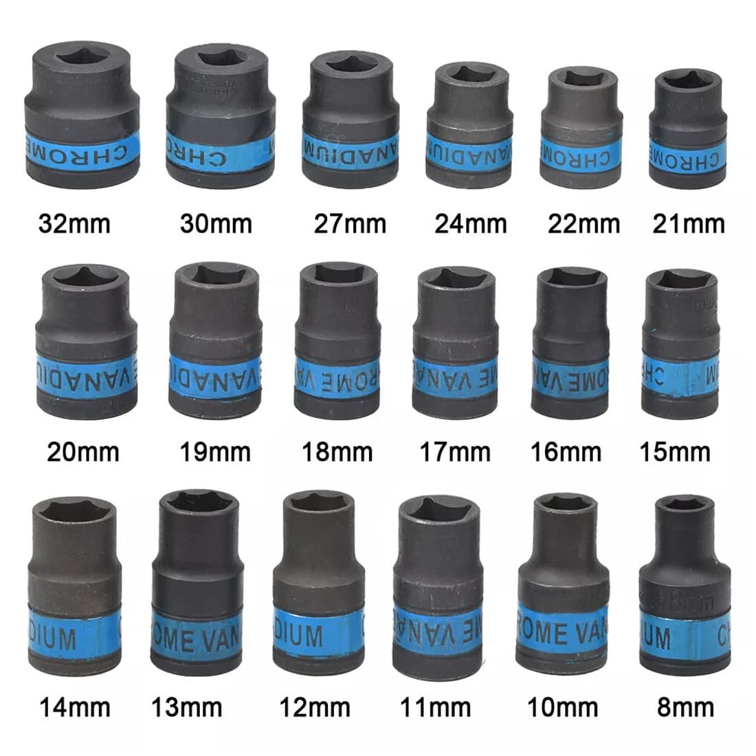 Heavy duty 1/2 inch metric socket set for garage jobs - image 8
