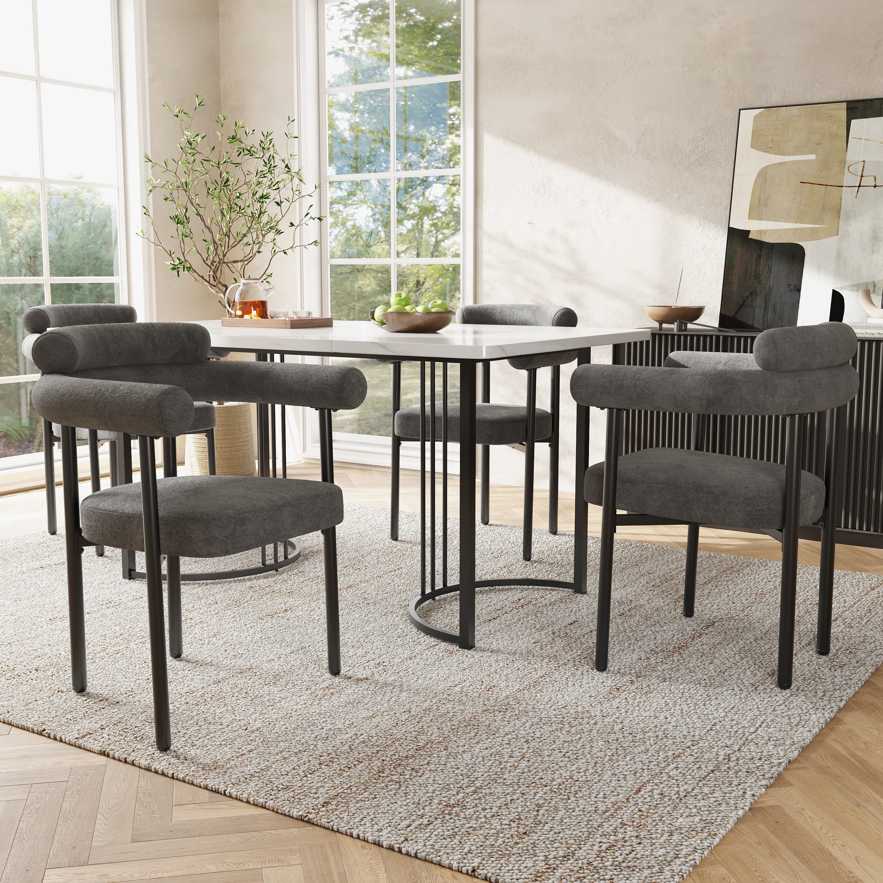 Experience Lasting Comfort with Velvet Dining Armchairs - image 4