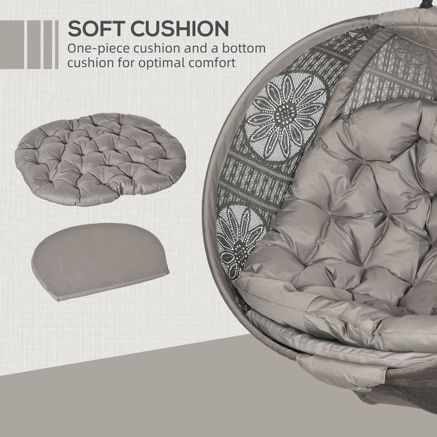 Round Hanging Egg Chair - image 1