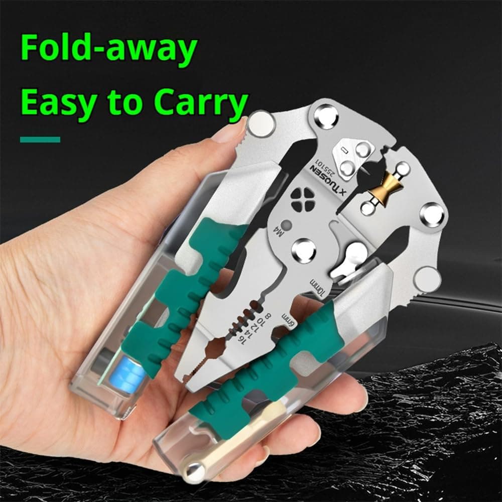 Foldable Wire Stripper Tool for Electrical Repairs - image 7