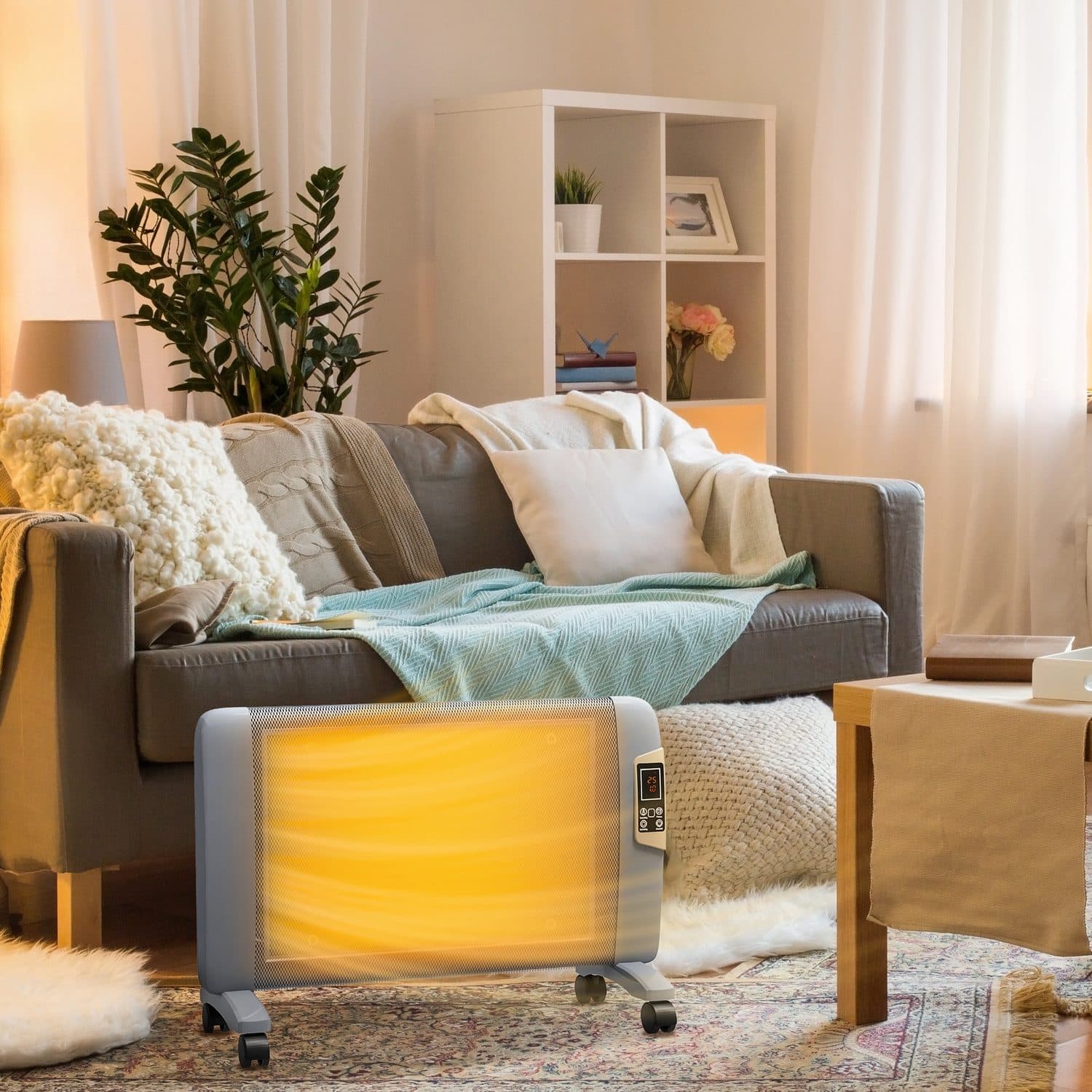 Portable Mica Space Heater with Remote Control - image 1