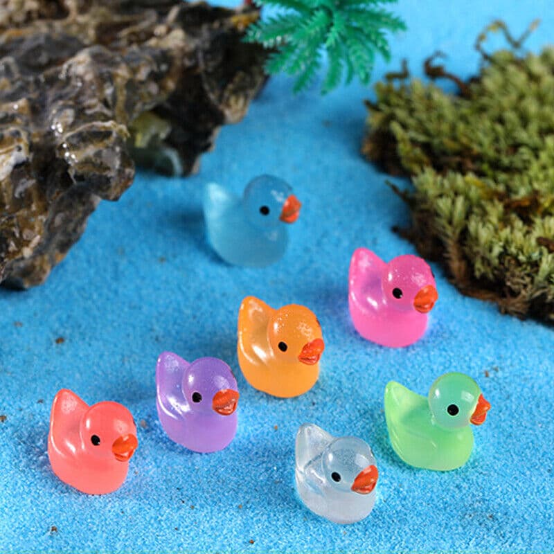 Tiny glow duck ornaments for playful miniature displays - image 4