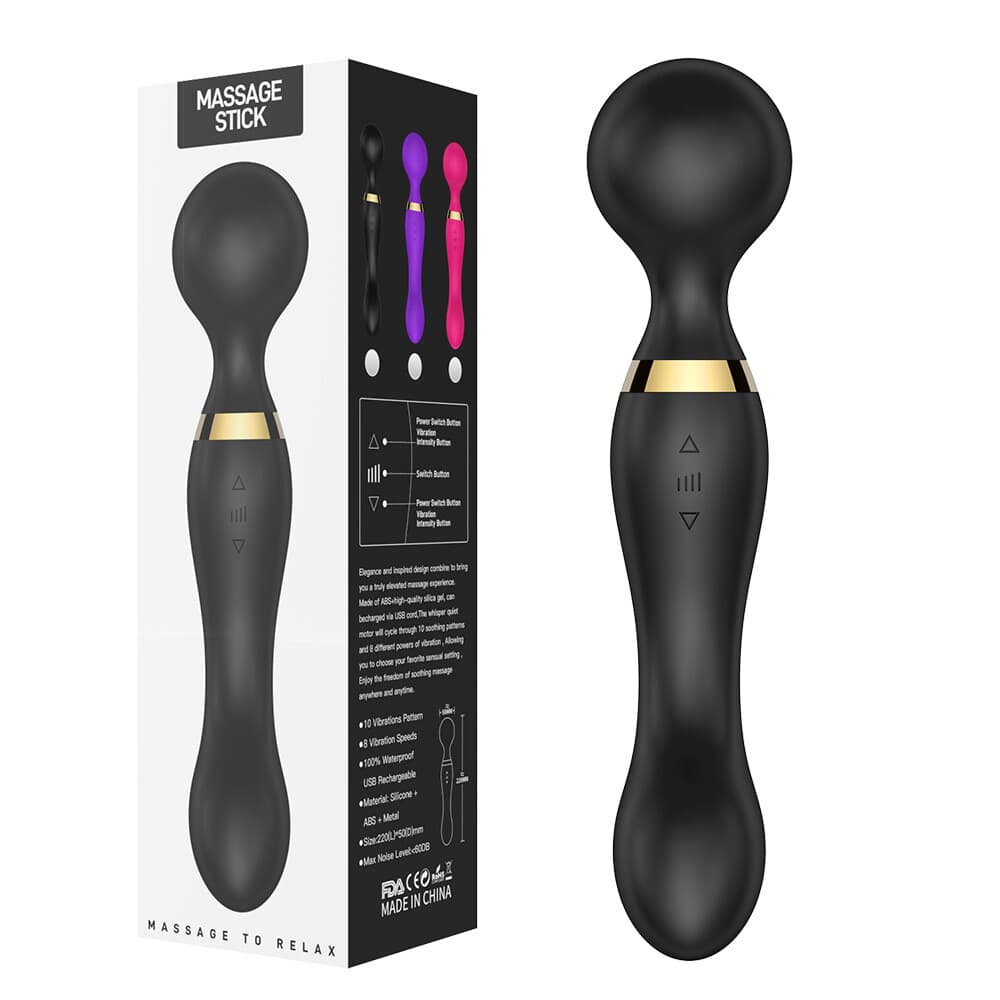 Quiet Rechargeable Body Massager with 20 Speed Settings