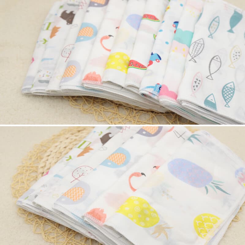 Soft Cotton Muslin Squares for Newborns – 10-Pack Bath Cloths - image 1