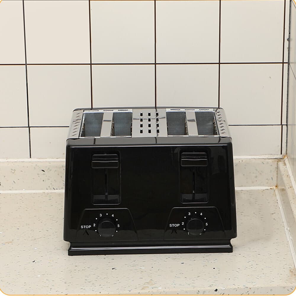 4-Slice Stainless Steel Toaster with Dual Independent Controls - image 6