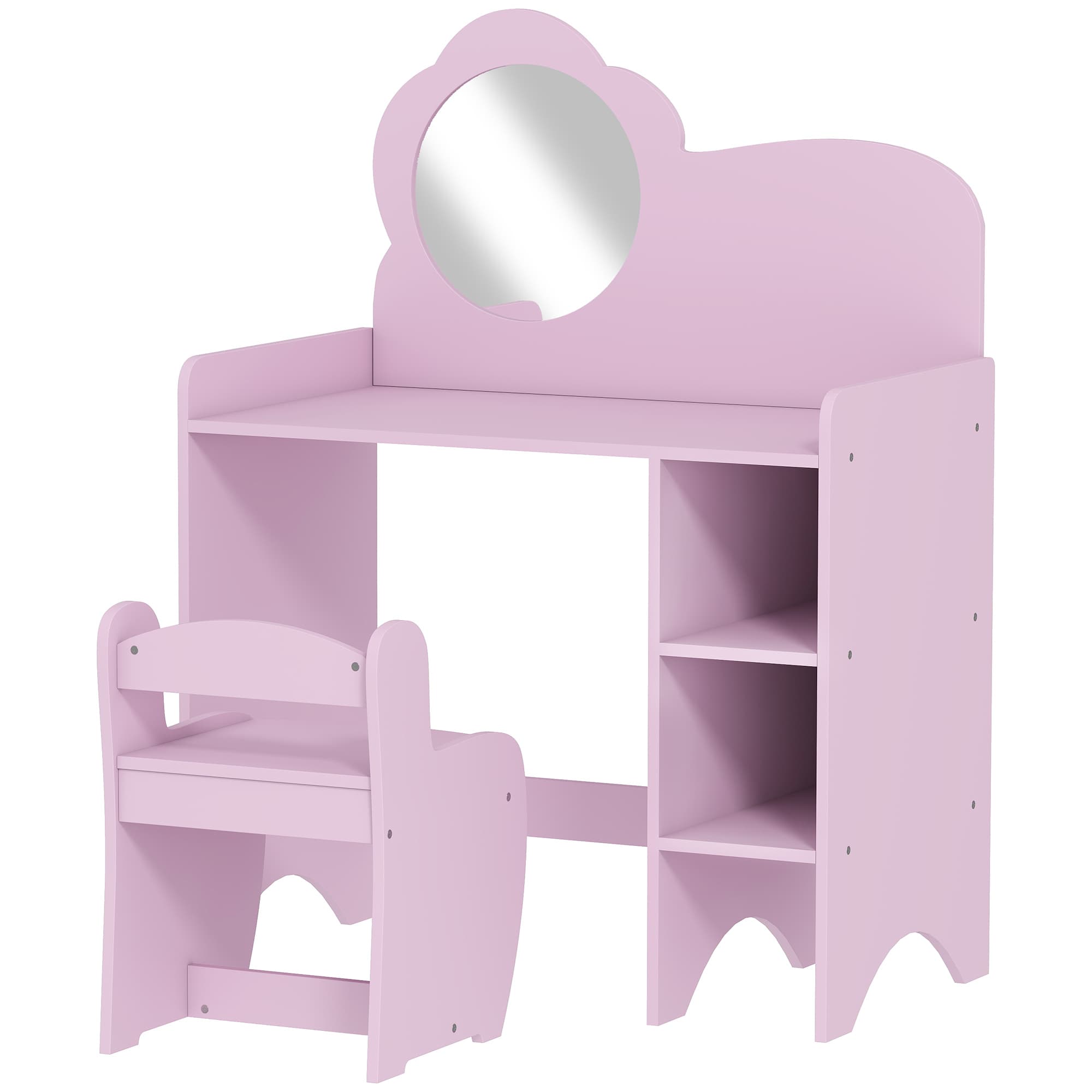 Purple Kids Dressing Table Set