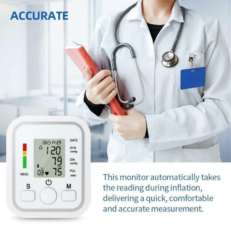 Portable Blood Pressure Monitor with One-Key Operation - image 3