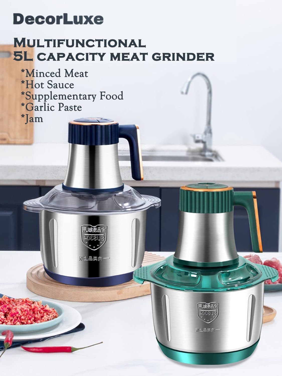 Chop, Mince, and Blend with a 5L Electric Processor - image 5