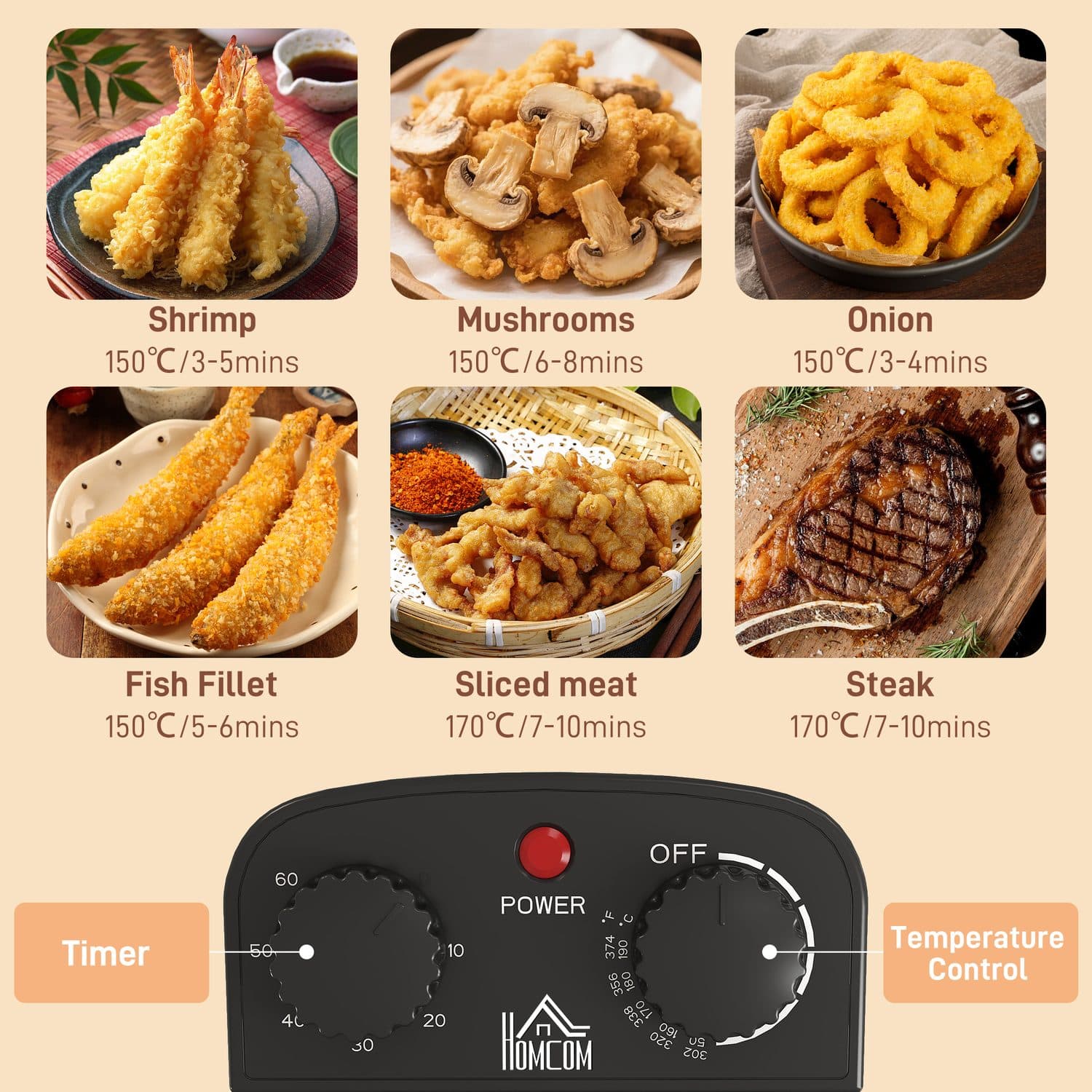 5-Litre Stainless Steel Deep Fat Fryer With Timer - image 5