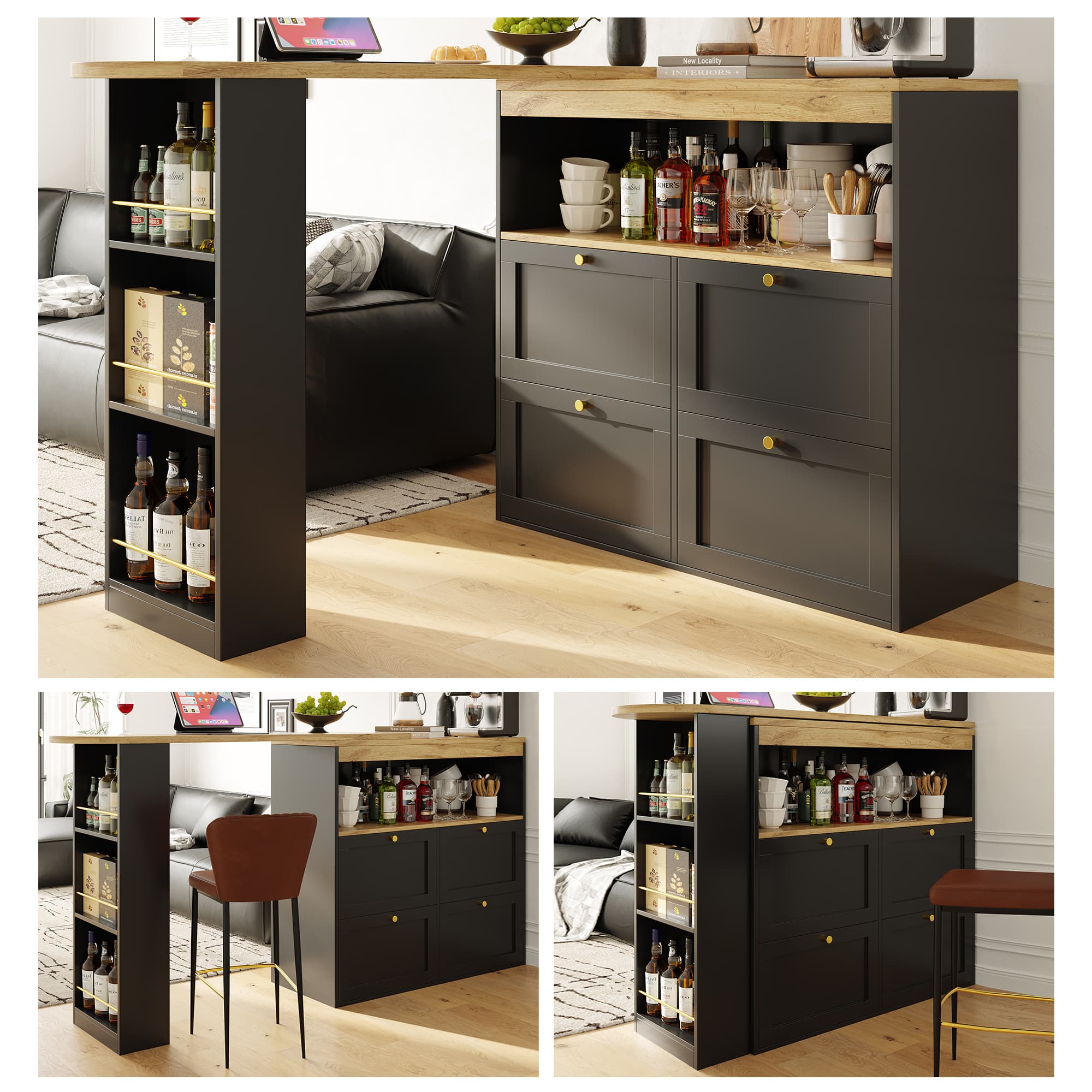 360° Swivelling Bar Table