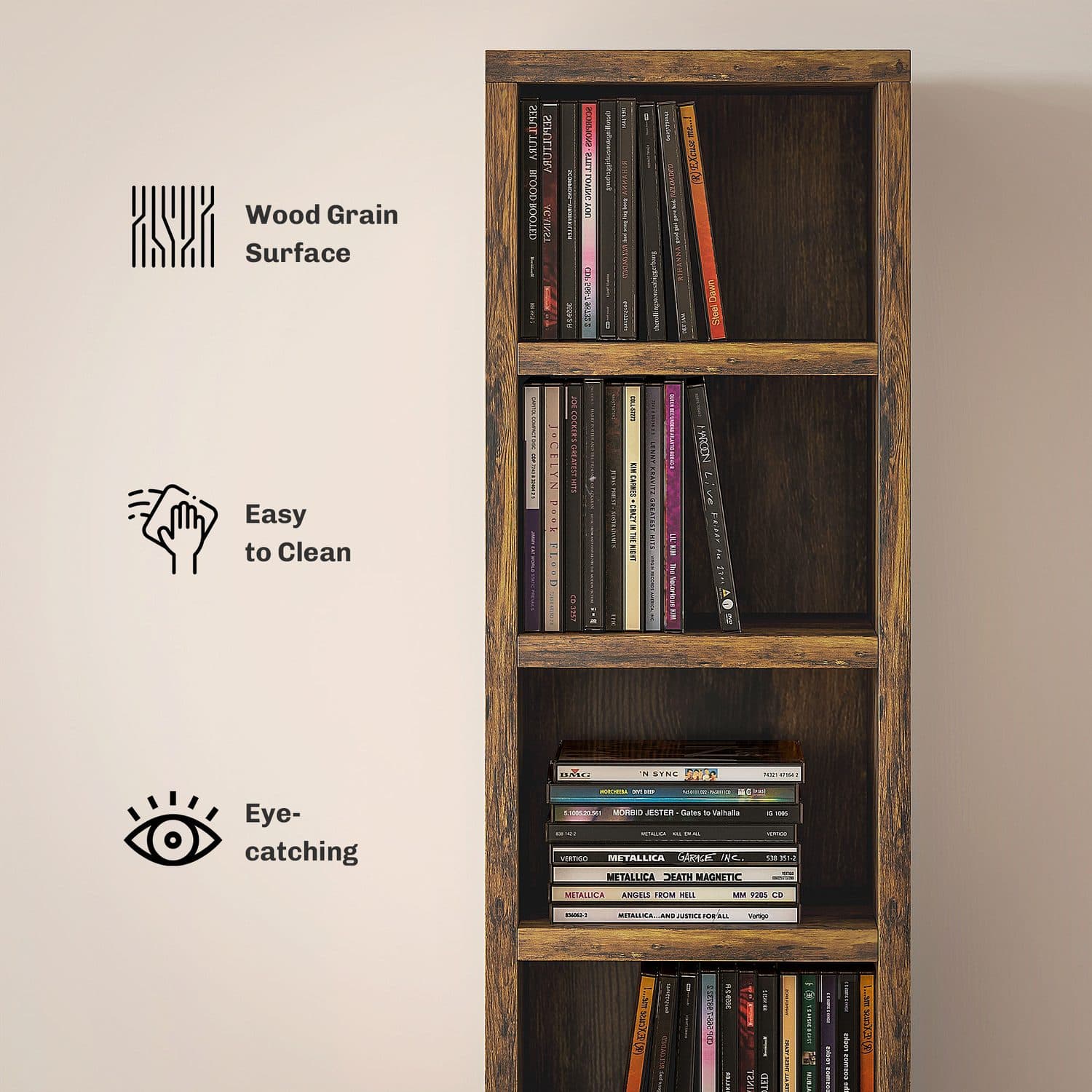 Slim Rustic Storage Tower - image 3