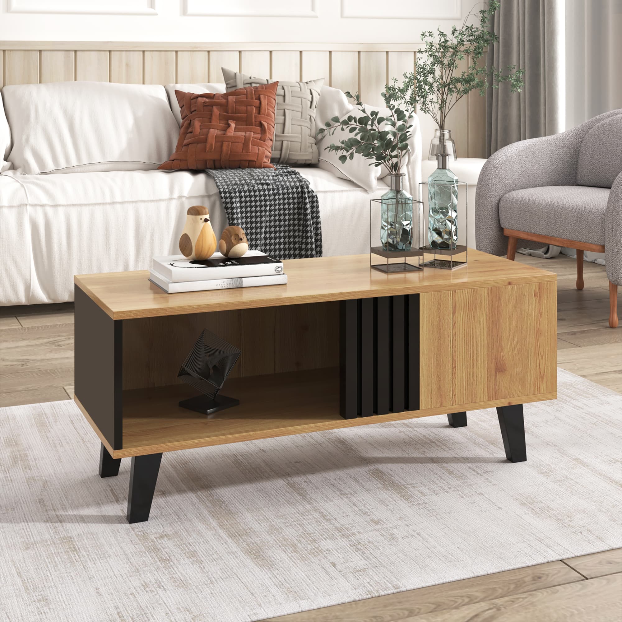 Stylish Storage Coffee Table - image 3