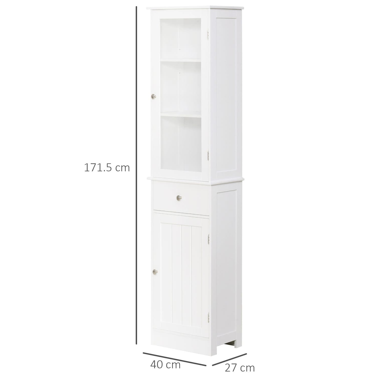Tall Slim Bathroom Cabinet - image 2