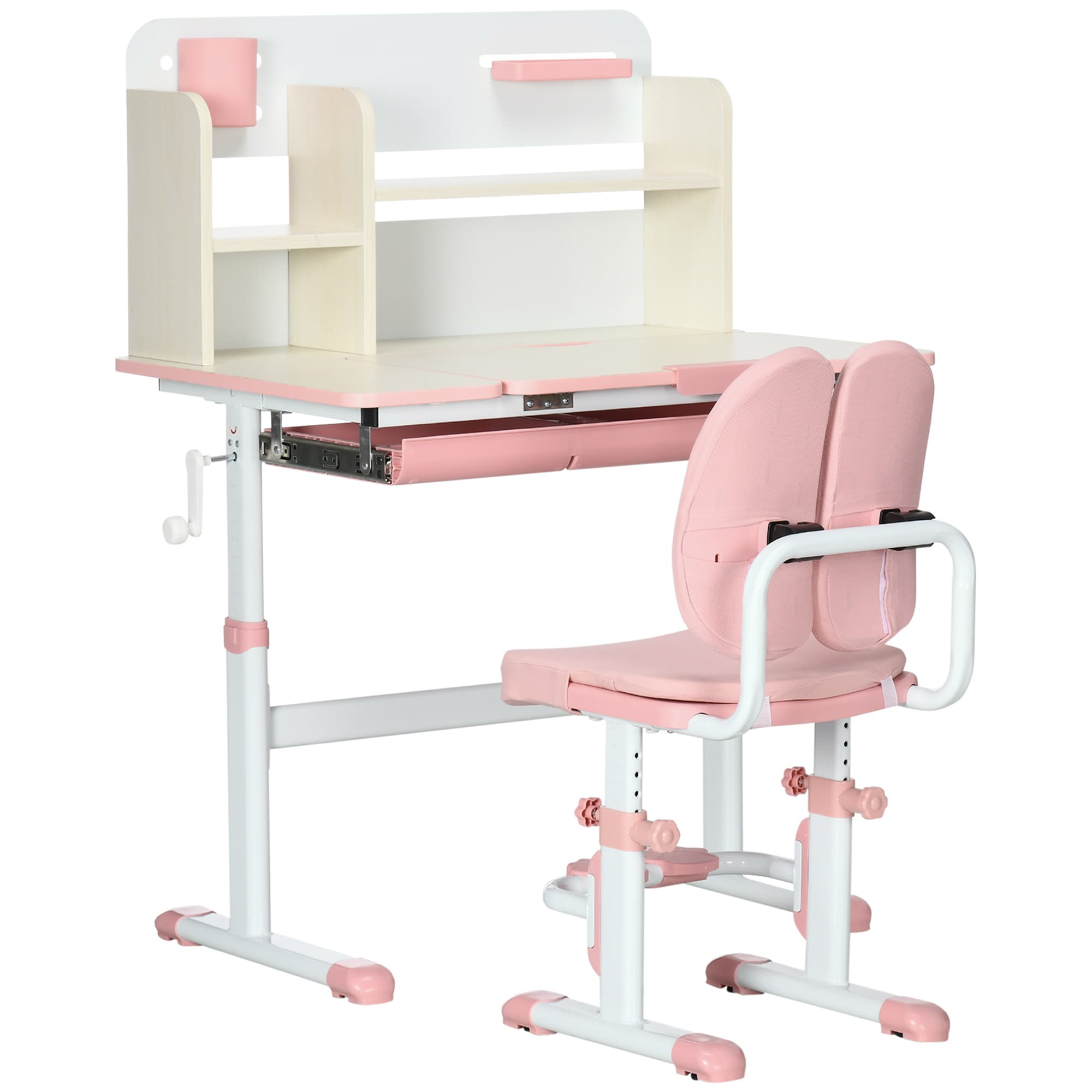 Pink Desk & Chair Set