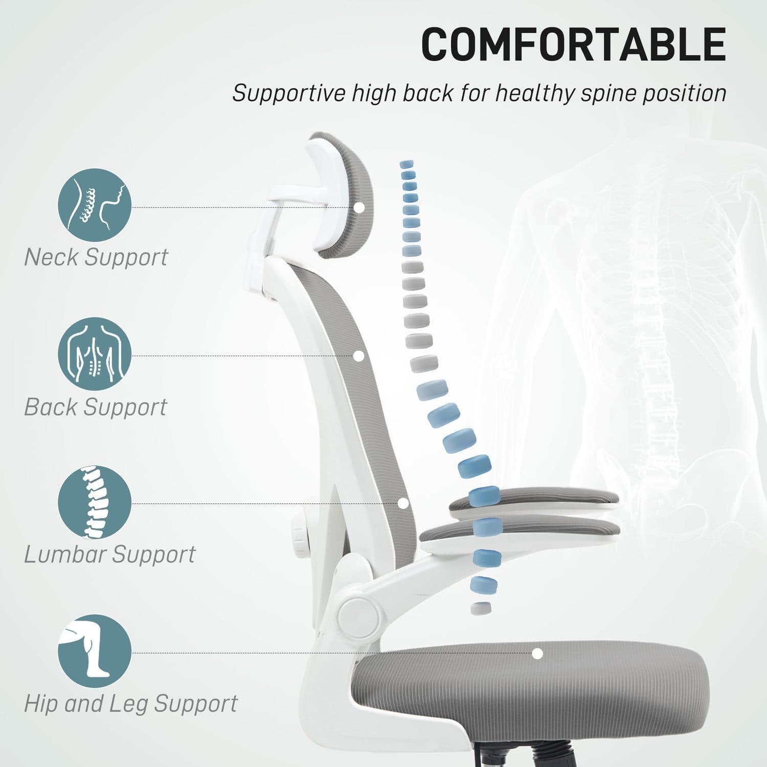 Ergonomic Mesh Desk Chair - image 3